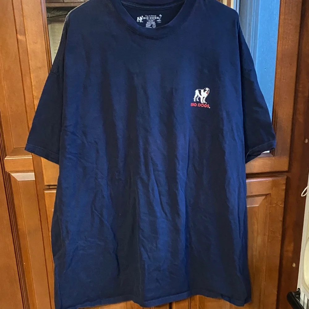 Patriotic Graphic Men's 3X Navy Blue Big Dogs T-Shirt 4th of July Spring Summer - Picture 6 of 6